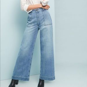 Frye Nadia High-Rise Wide-Leg Jeans